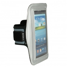 Käsivarsikotelo (Iphone 5, Galaxy, Lumia), hopea