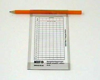 Kirjoitusalusta tuloskorteille