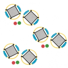 Käsitrampoliinisetti, 6 kpl