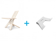 GetUpDesk Light säädettävä pöytätaso + kannettavan teline