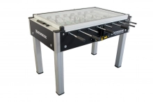 Pöytäjalkapallopeli School lasikannella