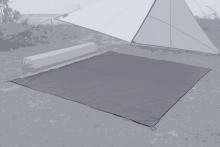 BENT matto Tummanharmaa