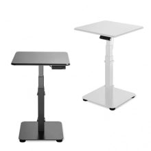 GetUpDesk Single (musta, valkoinen)