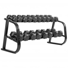 HEX Pro käsipainot 10-30 kg säilytystelineellä