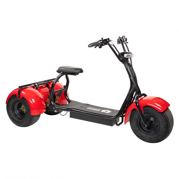 Kontio Motors Kruiser Trike Red 0,9kWh akulla tuotekuva 1