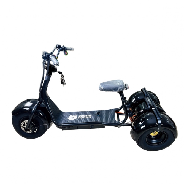 Kontio Motors Kruiser Trike Black 1,2kWh akulla tuotekuva 1