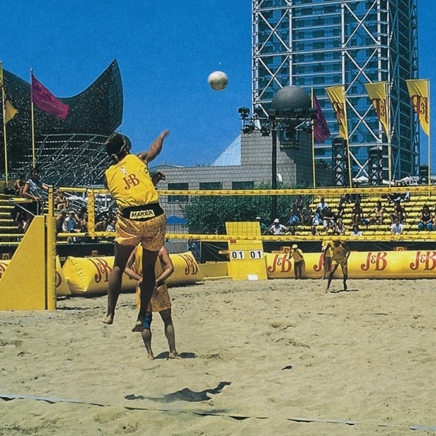 Beach volley kilpaverkko antenneilla tuotekuva 1